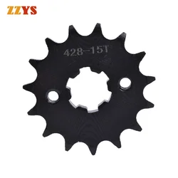 428 15T 15 Tooth 22mm Front Sprocket Gear Staring Wheel For Yamaha TW125 TW200 TW200T TW200G TW225 TW225E TW 125 200 225 428-15T