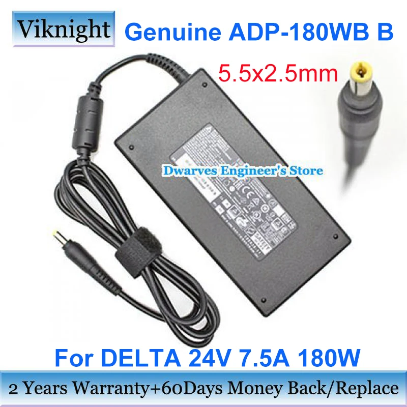 

Genuine ADP-180WB B L52440-001 For DELTA AC Adapter 24V 7.5A 180W Thin Power Supply Charger 5.5x2.5mm