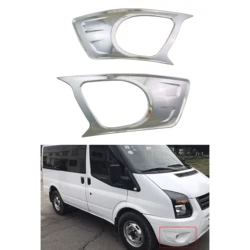 For Ford Transit Tourneo 2014-2018 Fog lamps cover Trim ABS Chrome Front fog light cover car-styling accessories