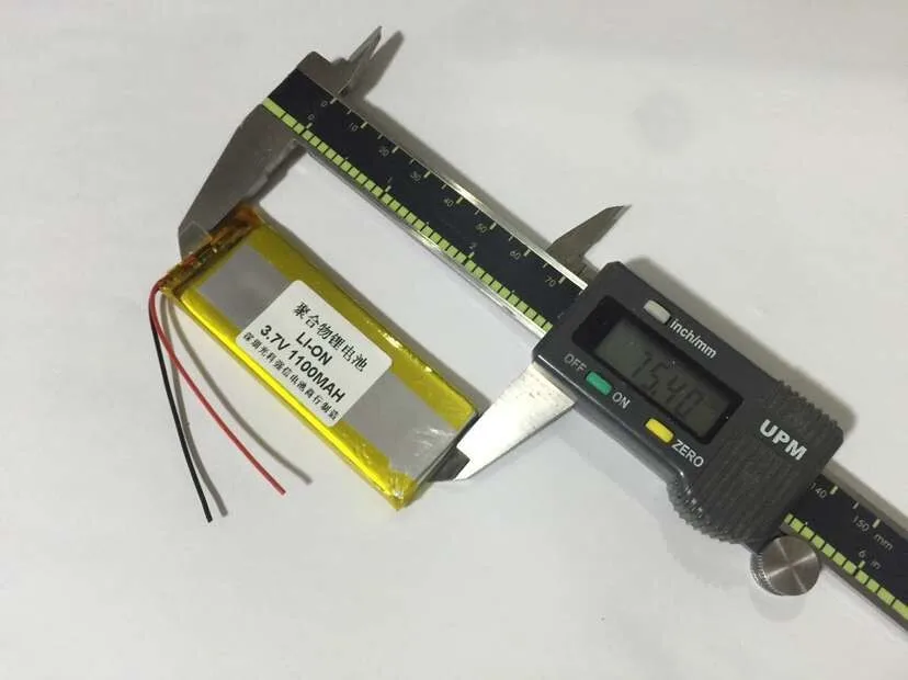 buy more will cheap New full capacity3.7V polymer lithium battery 452875 1100mAh MP4 navigator / equipment / miniature toy model