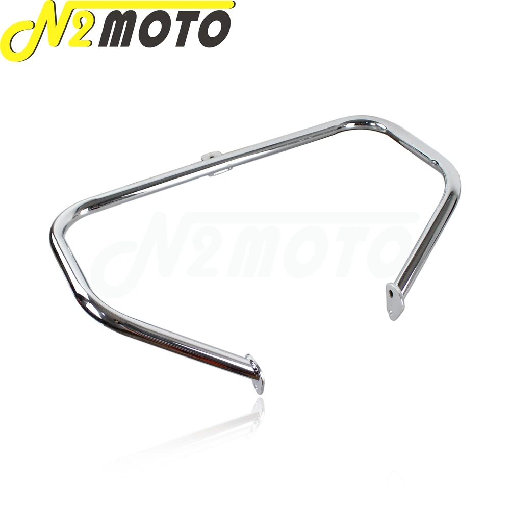 Chroom/Zwart Motorfiets Bumper Motor Guard Crash Bar Voor Harley Touring Road King Ultra Klassieke Elektrische Flhr Flht Flhx 1997-08