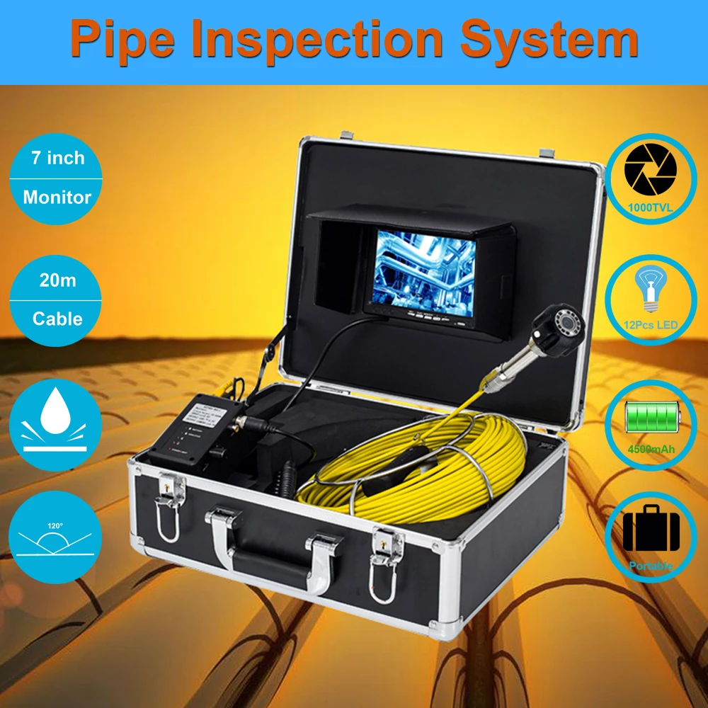 20/30M Cable Snake Industrial Endoscope 7