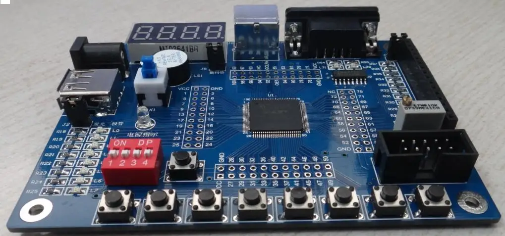 

EPM7128STC100 Development Board (with USB Downloader, Serial Cable)