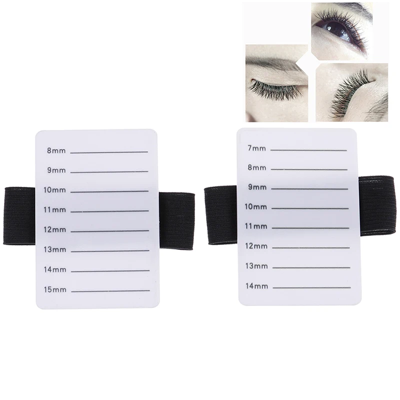 Fake Eyelash Tray Strip Stand Individual Eyelash Extensions Hand Plate Eye Lash Grafting Stand Palette Tool 2 Styles Hot Sale