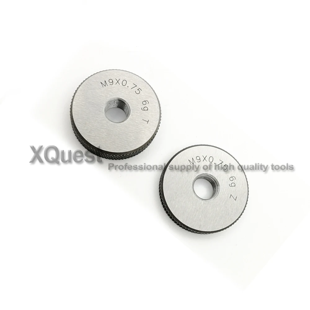Imagem -03 - Calibre do Anel 6g para a Mão Direita Medidor Métrico sem Fio m9 M9x1.25 M9x1 M9x0.75 M9x0.5 t z