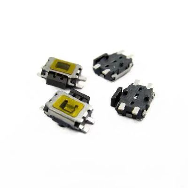 10pcs 3*4 Plum Blossom Turtle Touch Button Micro Switch ON/OFF With Positioning column 2pin 4pin