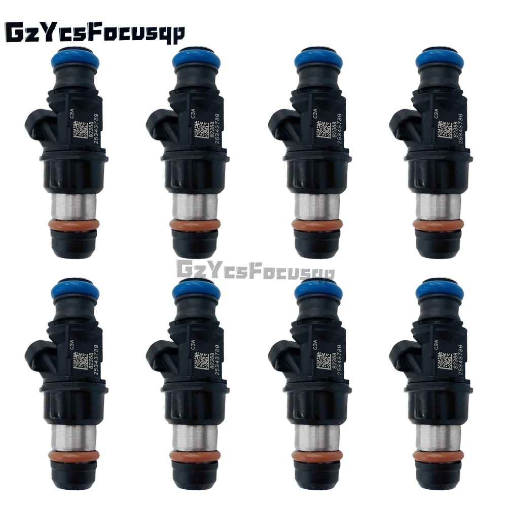 8pcs/Lot New Fuel Injectors Kit 25343789 25317628 25320288 17113553 17113598 17113868 For Silverado Suburban 5.3 6.0