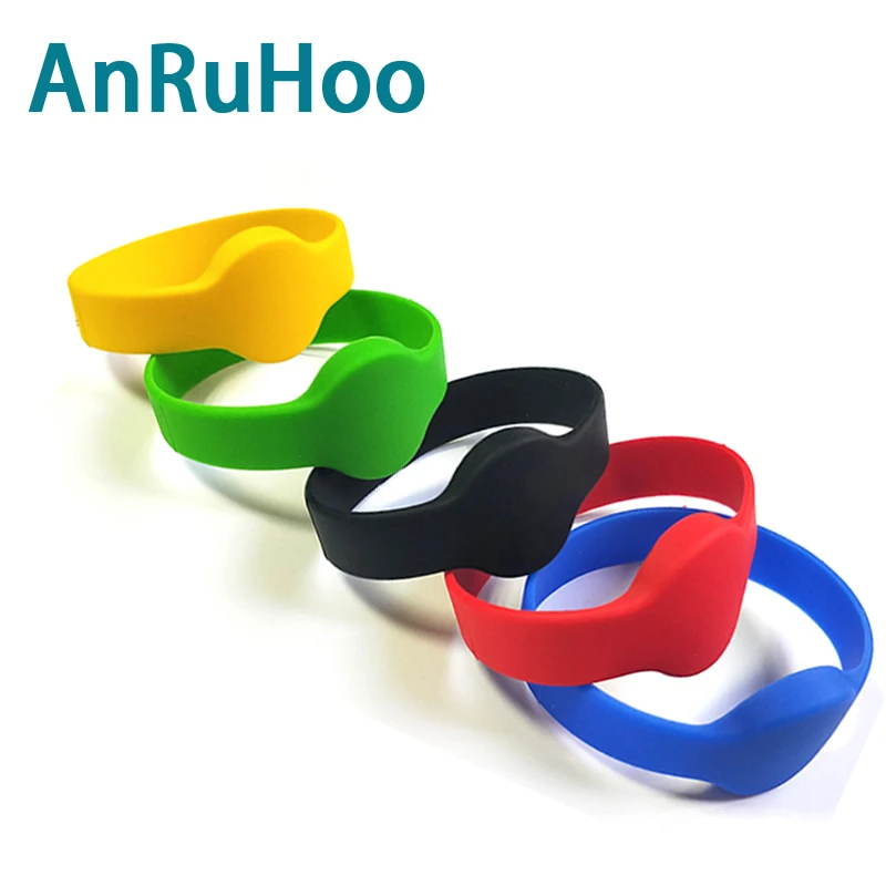 10PCS RFID Waterproof Bracelet 125Khz Smart Chip Wristband TK4100 Token EM4100 Read Only Badge Access Control Key Tag