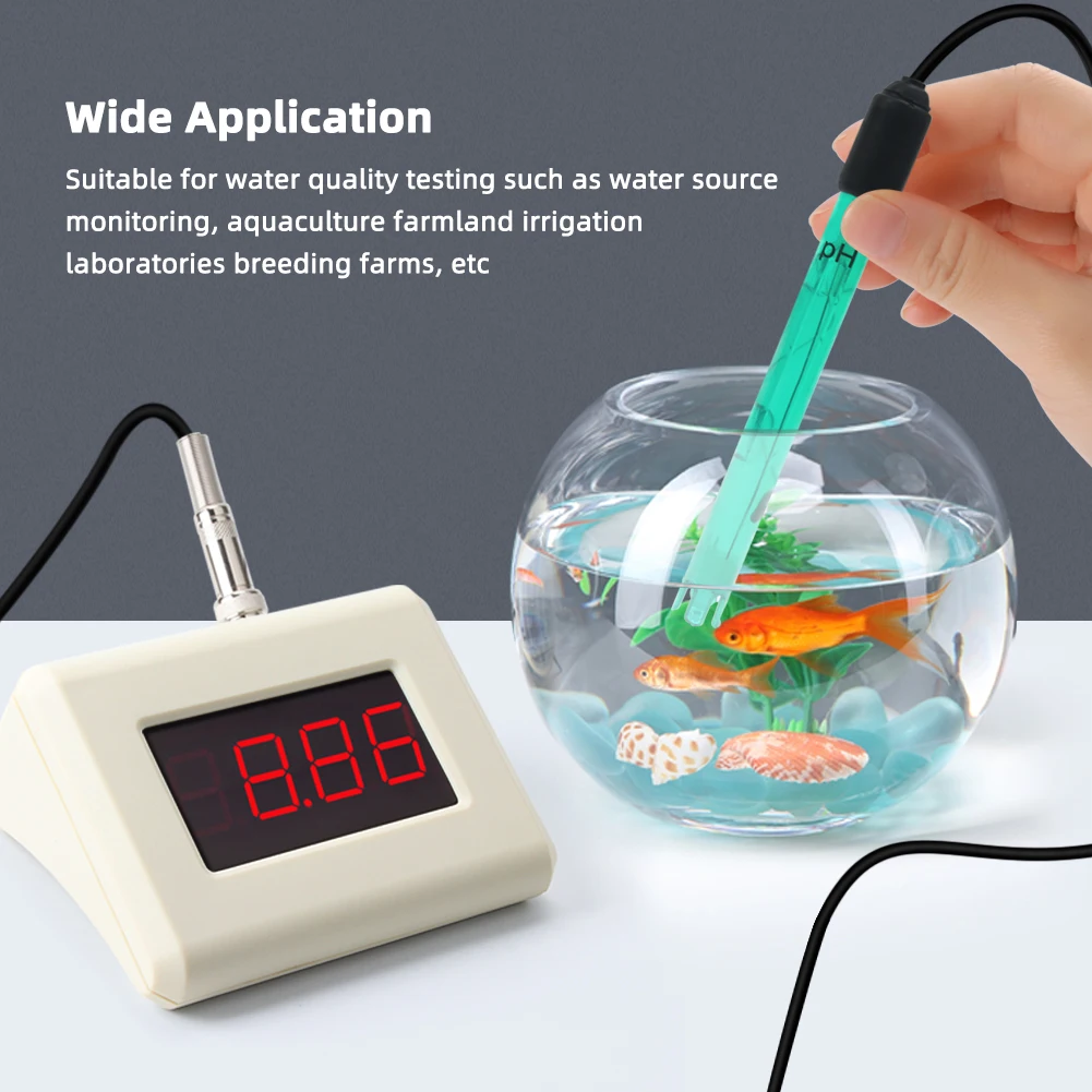 Digital Professional PH Meter 0.00-14 Water Quality Tester Measurement Acidometer Instrument Analysis for Swimming Pool Aquarium