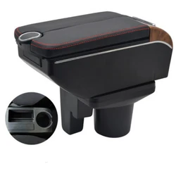 For Golf 6 golf 5 Mk6 Armrest Box Double doors open 7USB interface Centre Console Storage Box Arm Rest Car accessories armrests