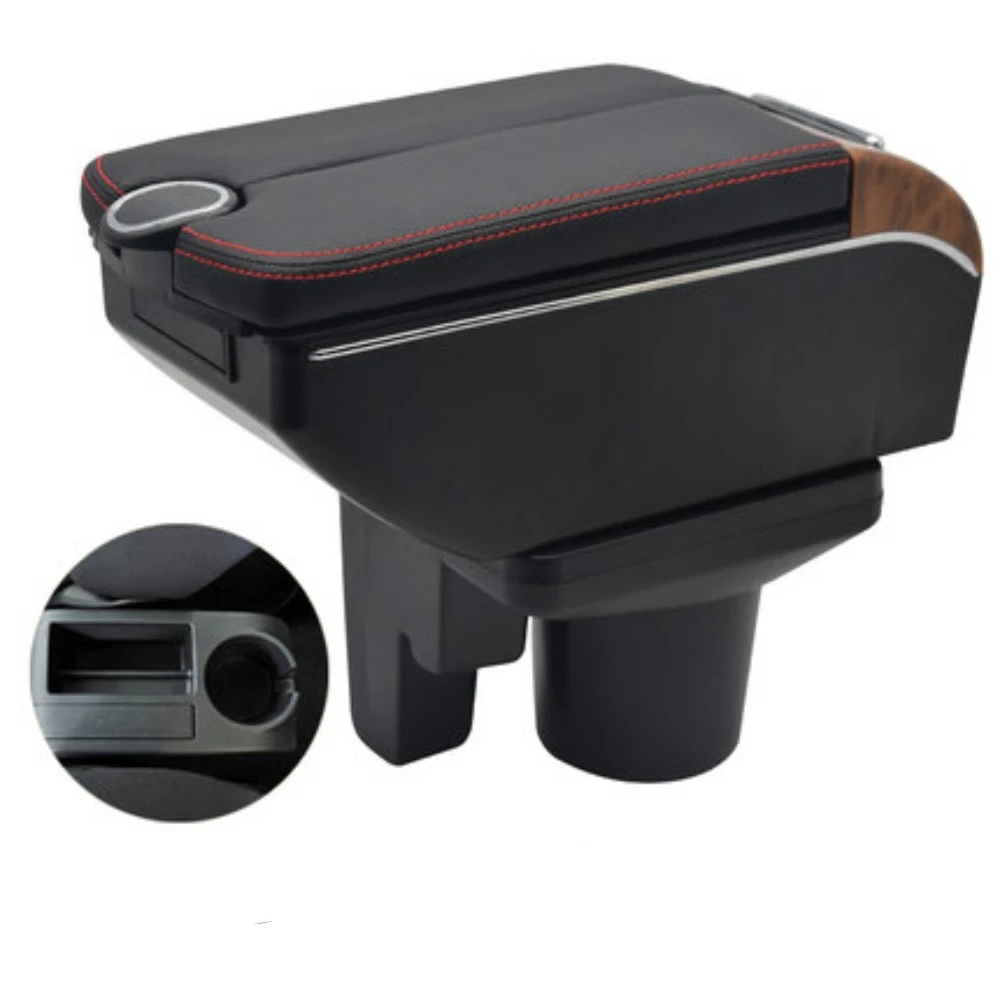 For Golf 6 golf 5 Mk6  Armrest Box Double doors open 7USB interface Centre Console Storage Box Arm Rest Car accessories armrests