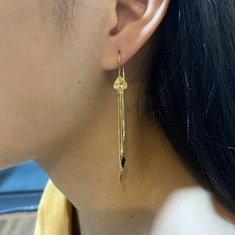 Africa Earrings for Women Gold color Round Earrings Indonesia,Nigeria,Congo,arab,Middle east Ethiopian Fashion Jewelry Girl GIFT