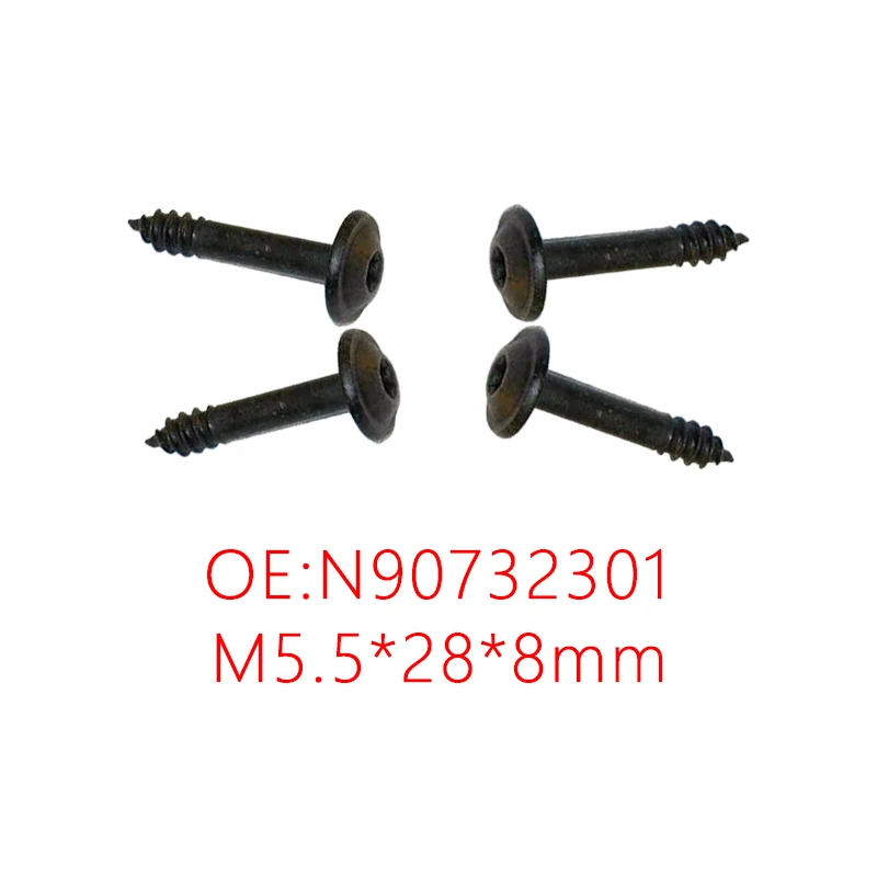 4Pcs M5.5*28*8mm Car headlight screw N90732301 5.5*28*8 fit for Passat LUPO ALHAMBRA Sharan