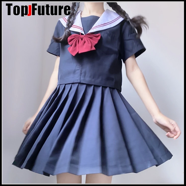 Japanese Korean Sailor Suit Version Short Skirts School Girl Jk Uniform Pleated Skirt School Uniform Cosplay Student Jk Academy