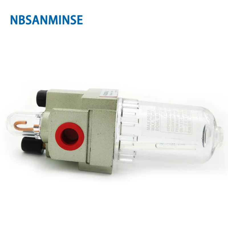 Unidades de preparação de ar 1/8 1/4 3/8 1/2 3/4 1 AL 2000 Equipamento de fonte de ar lubrificador SMC Tipo FRL Peças de compressor de ar Sanmin