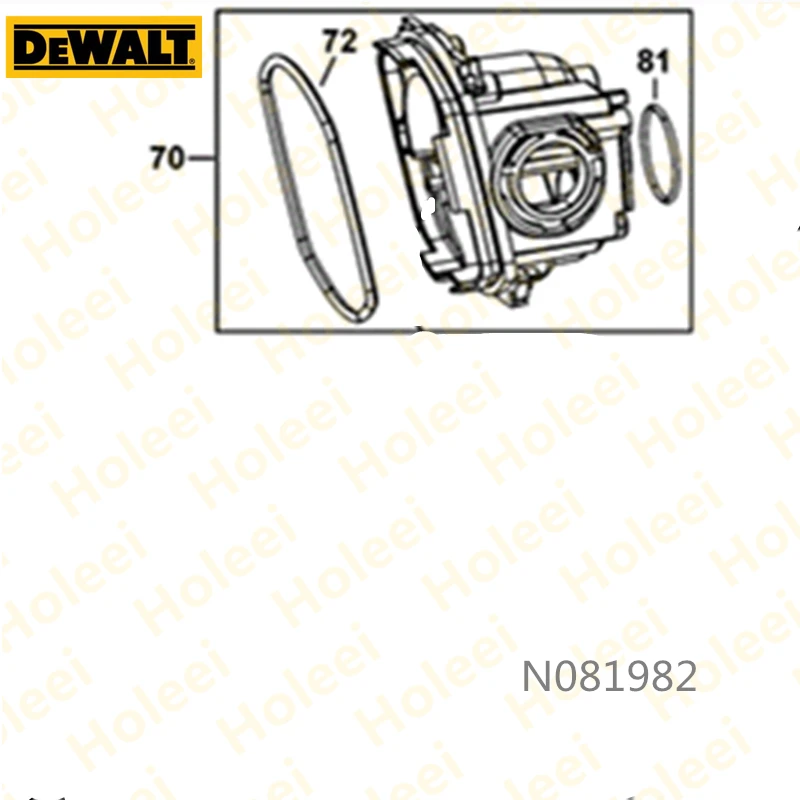 

Аксессуары для корпуса DEWALT D25102K D25122K N081982