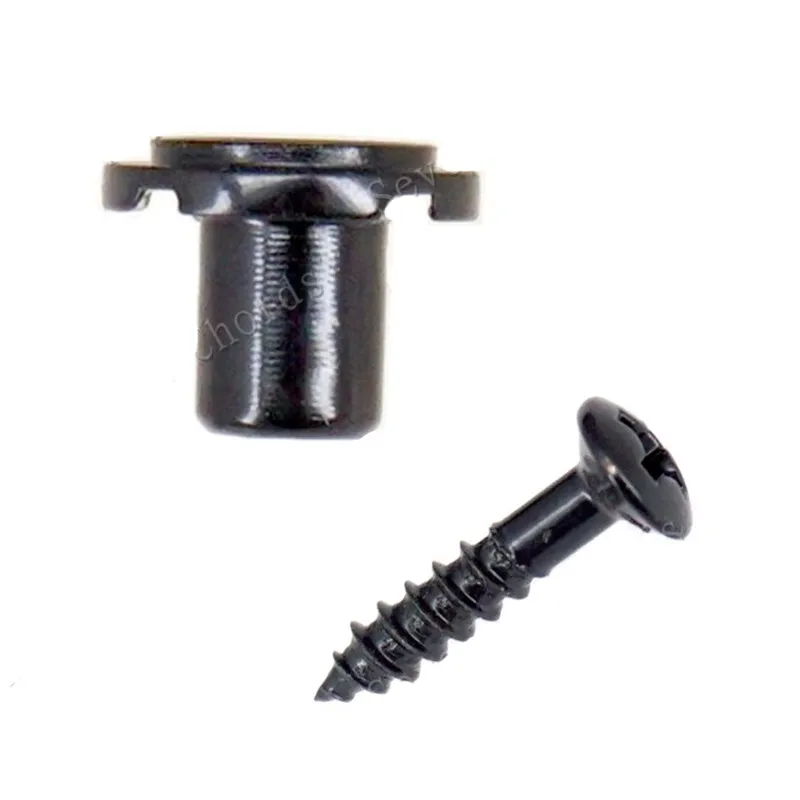 10 Sets/Lot Schwarze Gitarrensaitenhalter Rollenhalter Gitarrenzubehör Teile Musikinstrument – Detail 16