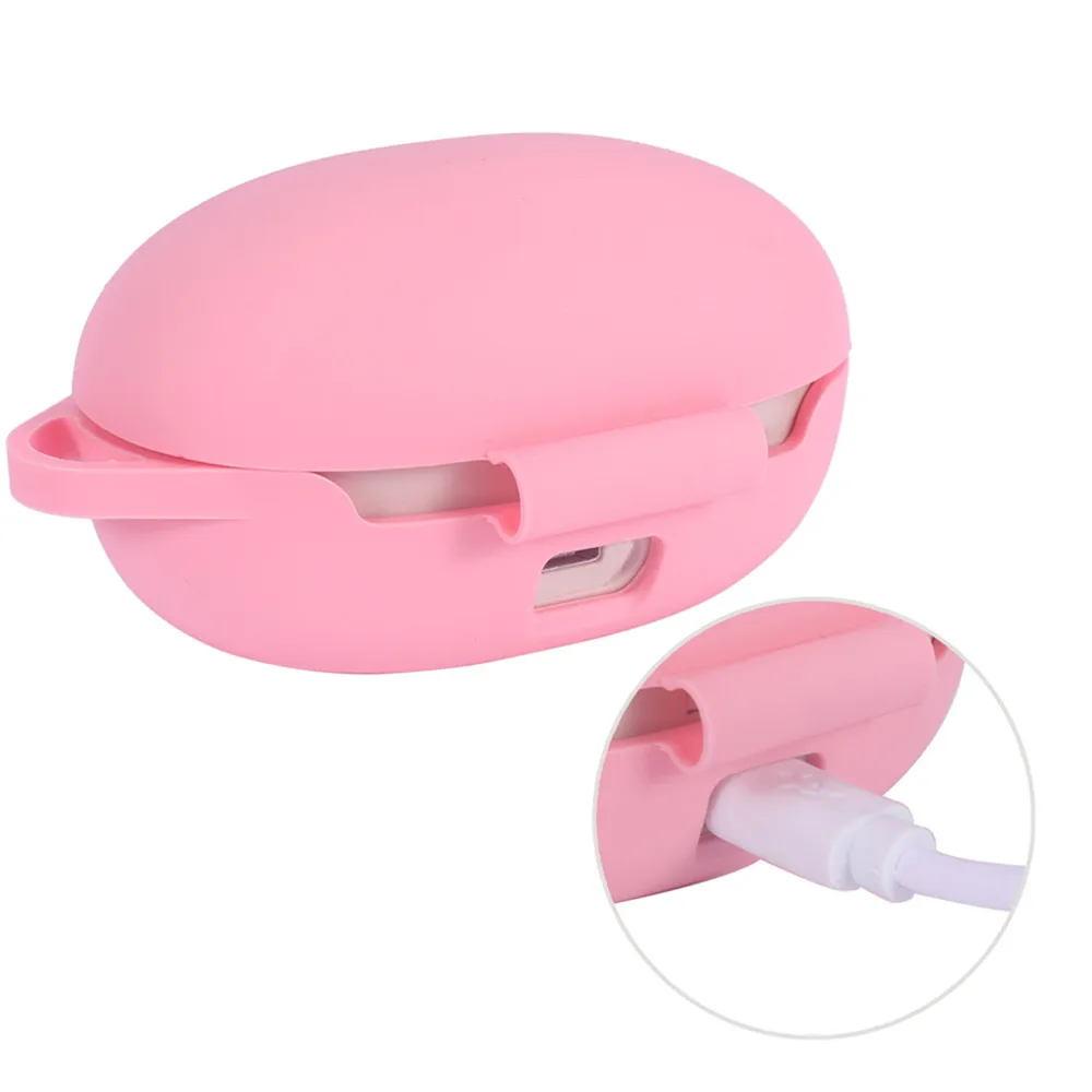 غطاء تخزين من السيليكون لـ 1 سماعة رأس لاسلكية حقيقية أكثر أناقة في الأذن حقيبة حمل واقية مضادة للصدمات