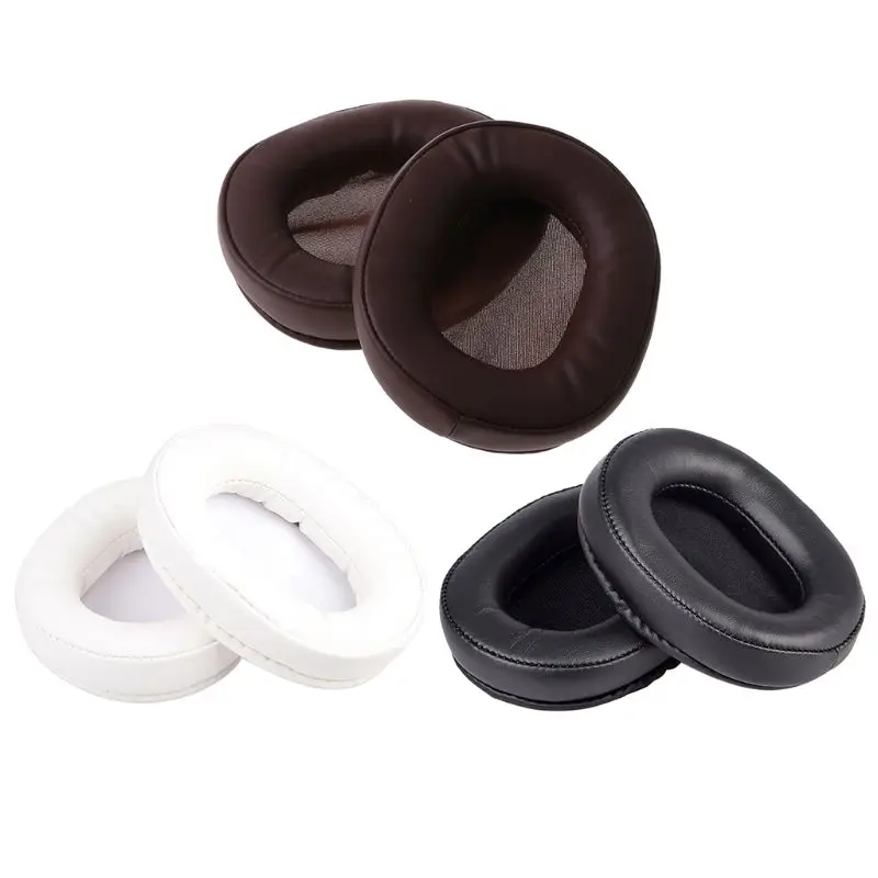 1Pair Replaced Soft Leather Earpads Sponge Foam Ear Cushion Cover for SteelSeries Arctis 3 5 7 Headphone Headset