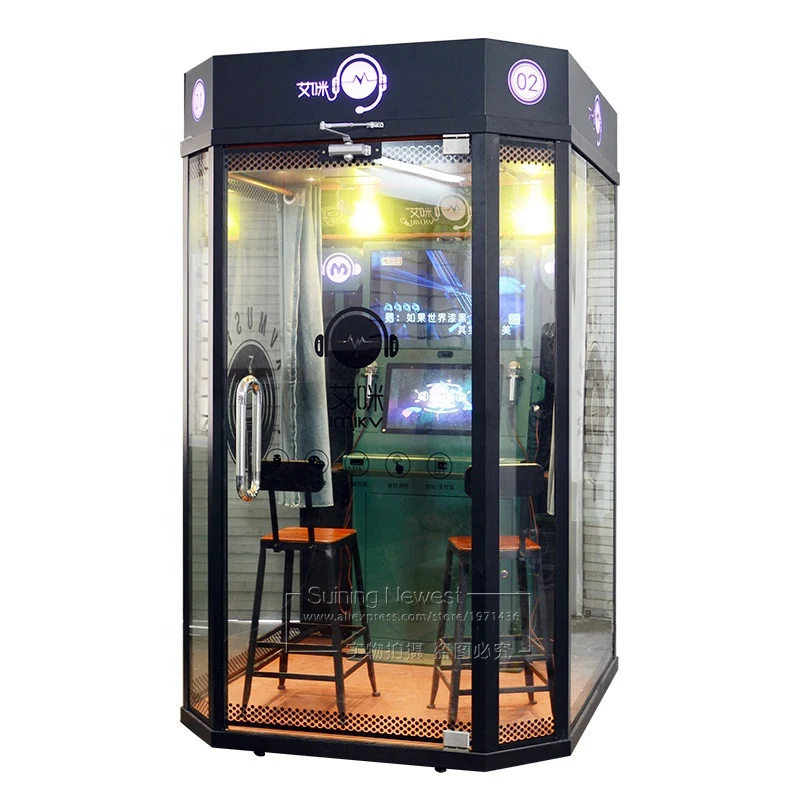 Shopping Center Game Hall Jukebox Music House Soundproof Room Karaoke Booth Singing Simulator Arcade KTV Cabinet Game Machine