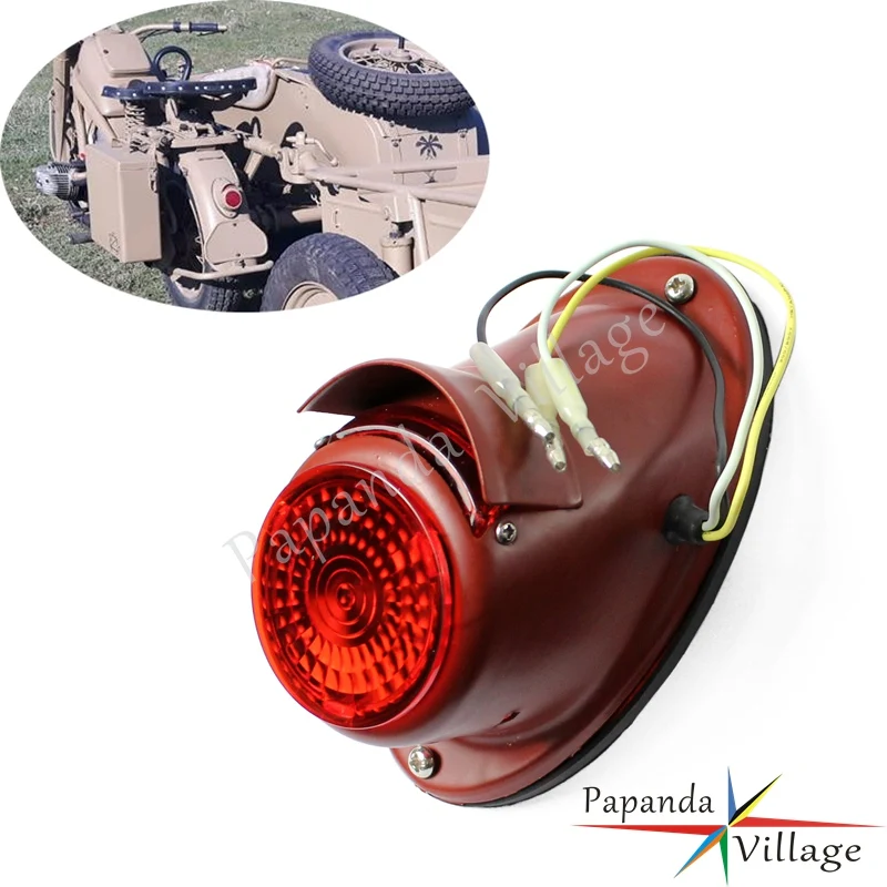 Motorcycle Replica Retro Tail Light Classic Rear Brake Stop Lamp for BMW K750 MW/M1/M1M/M1S M72 R12 R75 R51 R61 R66 R71 Sidecar