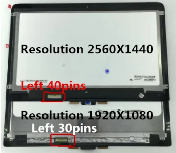 Original 13.3 polegada para hp spectre pro x360 g2 portátil digitador da tela de toque vidro + display lcd assembléia painel fhd & qhd