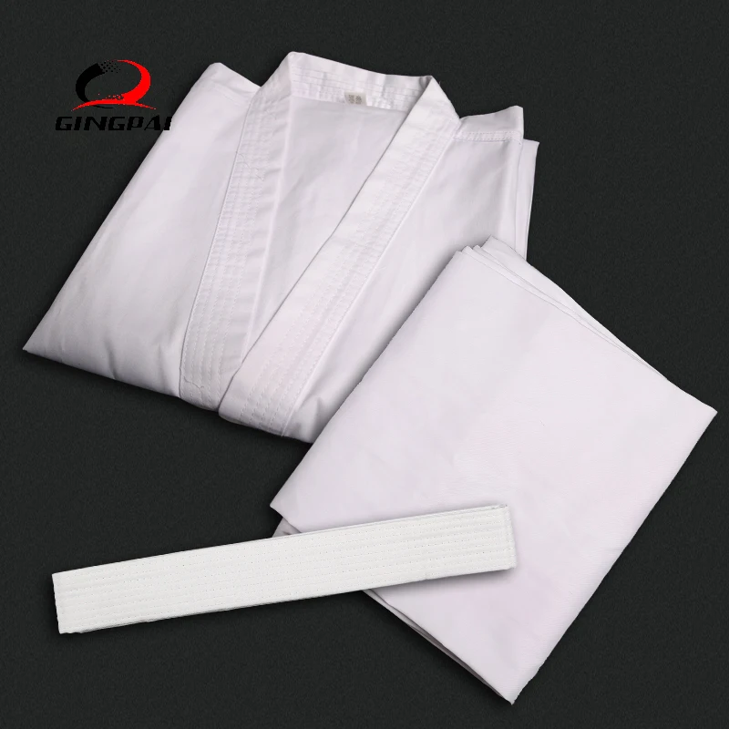 

White Collar Taekwondo Uniform Traditional White Suite for Kids Adult Student Tae kwon do Dobok WTF Approve V-Neck Uniforms