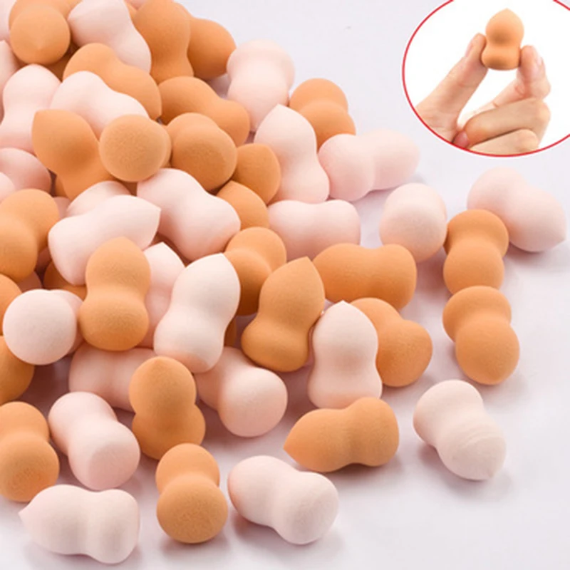 Mini gąbka do makijażu kropla wody kształt makijaż miękki podkład puff korektor mieszany kosmetyczny gąbka do makijażu