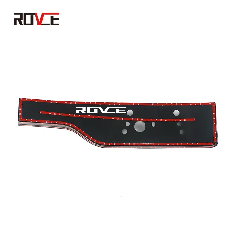 ROVCE Rear License plate For Land Rover Discovery 5 L462 LR073232 LR5 2017-2018 Exterior Lift Molding Frame Trim Bracket