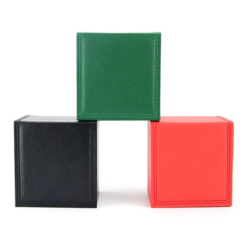 New Style Watch Box Cardboard Gift Gift Box Leather Square High-End Quartz Watch AAA Packaging Box Jewelry Box Christmas Gift