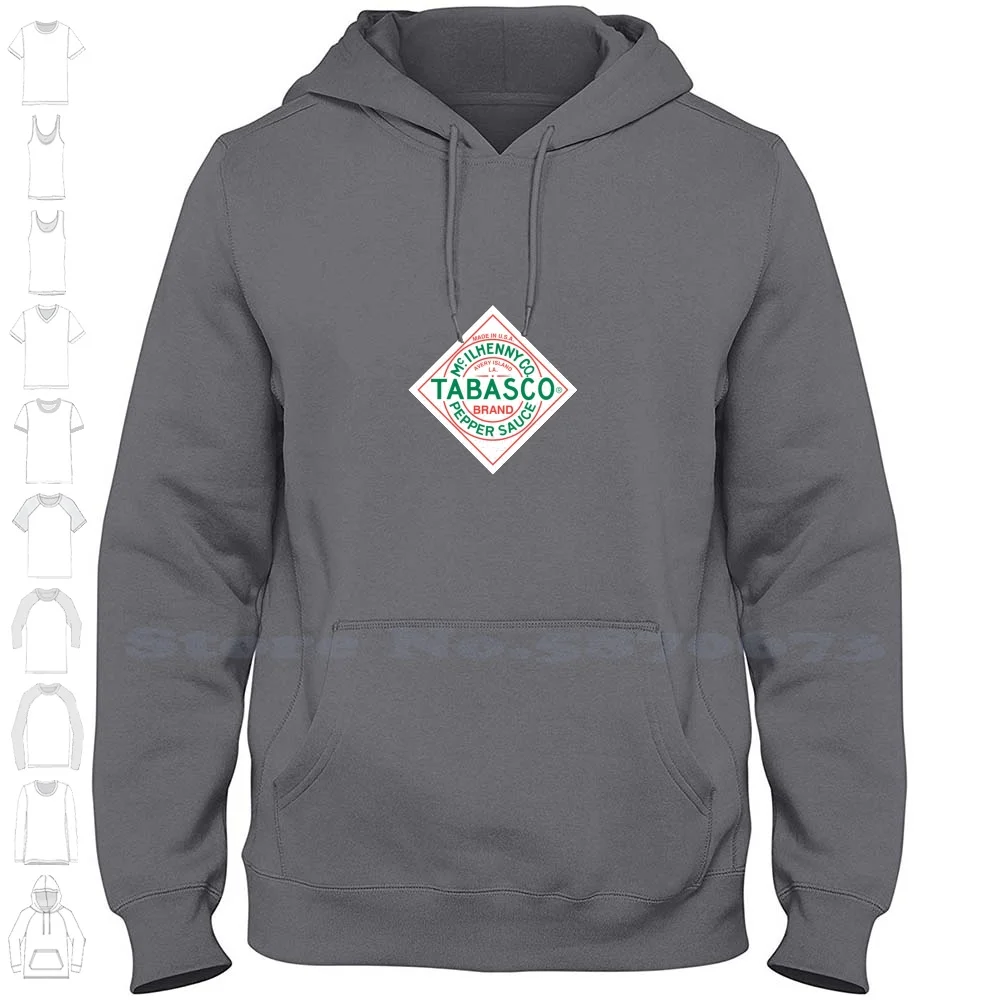 Sudadera deportiva con capucha para mujer, ropa de calle con logotipo de Salsa, Tabasco, Salsa, pimienta, Rojo, Blanco, Verde, Blanco, Rojo, Verde, Usa Got