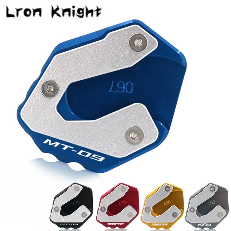 

For YAMAHA MT-09 MT 09 MT09 Tracer XSR900 XSR 900 Motorcycle CNC Kickstand Foot Side Stand Extension Pad Support Plate Enlarge