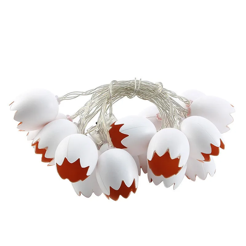 PheiLa LED Eggshell String Lights Creative Fairy String Lamps USB or Battery Operated for Easter Day Indoor Bedroom Decoration