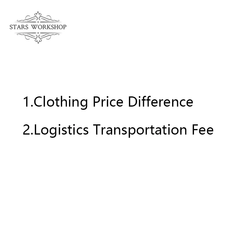 

Clothing Price Difference Logistics Transportation Fee