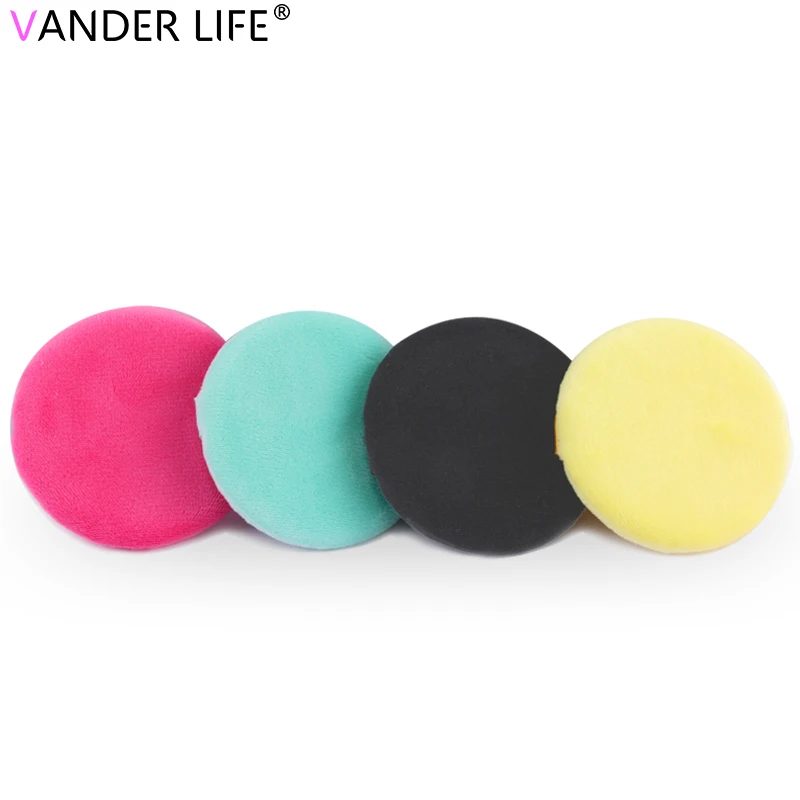 Powder Puff For Powder Foundation Cream Soft Comfortable Washable And Reusable With Storage Case Round Makeup Puff Tool