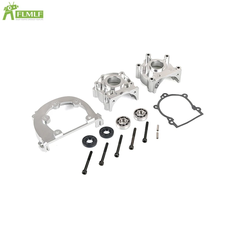 Alloy CNC 71CC Engine Crankcase Case Set Fit for 1/5 HPI ROFUN BAHA ROVAN KM BAJA Losi 5ive T FG GoPed RedCat Rc Car Toys Parts