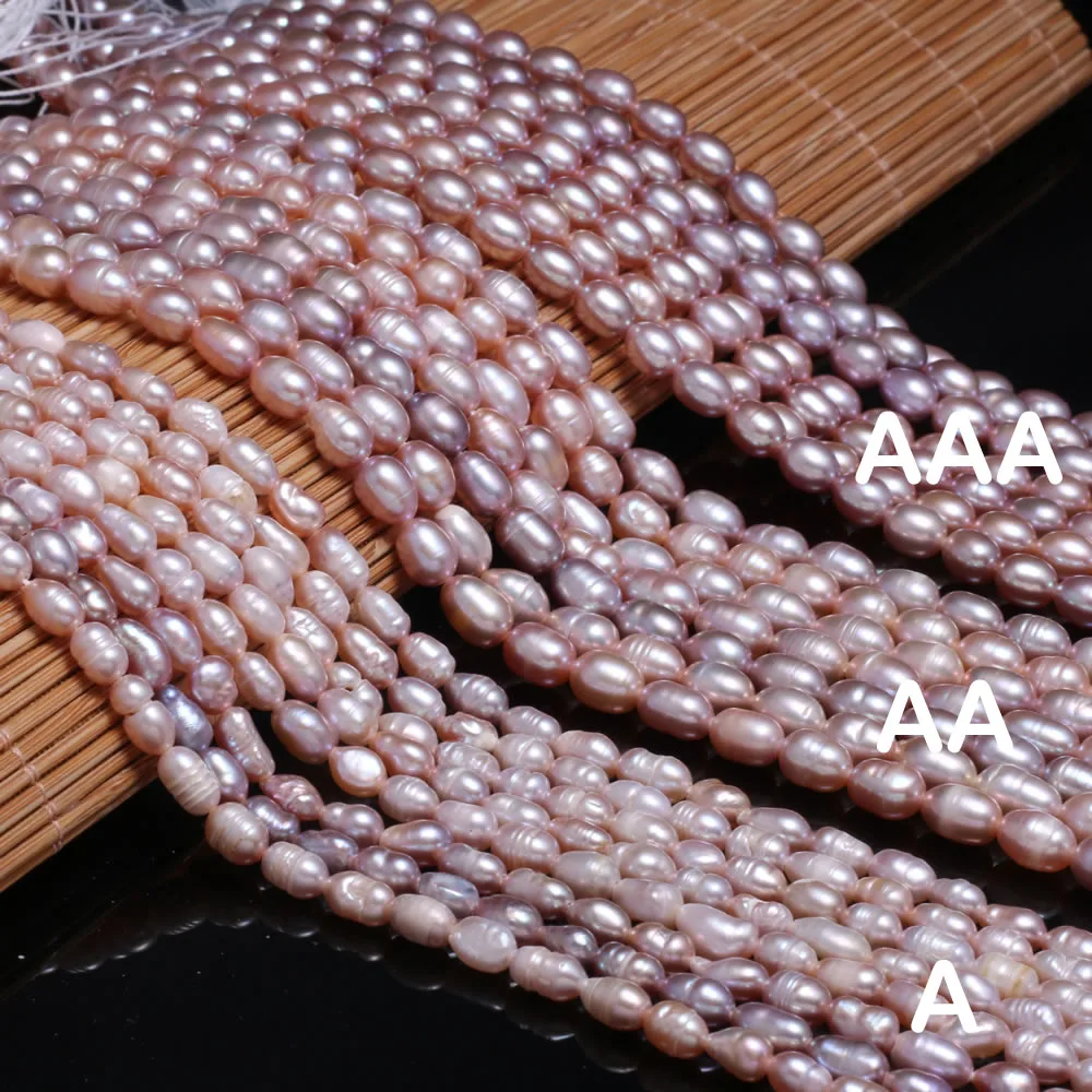5-6mm Natural Freshwater Pearl Beads Irregular Cultured Pearls Loose Spacer Beads Making DIY Elegant Necklace Bracelet Jewelry