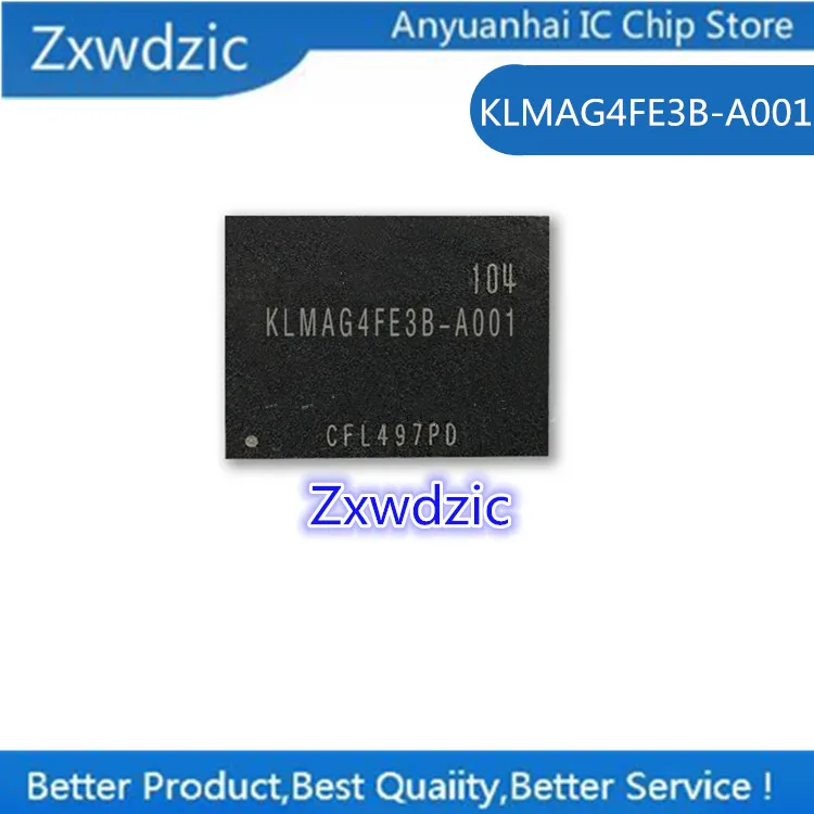 1pcs 100% New Original   KLMAG4FE3B-A001 BGA  Memory Chip    KLMAG4FE3B A001