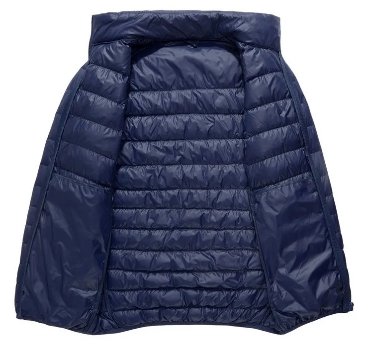 2026 Men's Lightweight Warm Coat, Winter Parkas Jacket Royal Blue Black Gray Red Green Male Light and Thin Coats