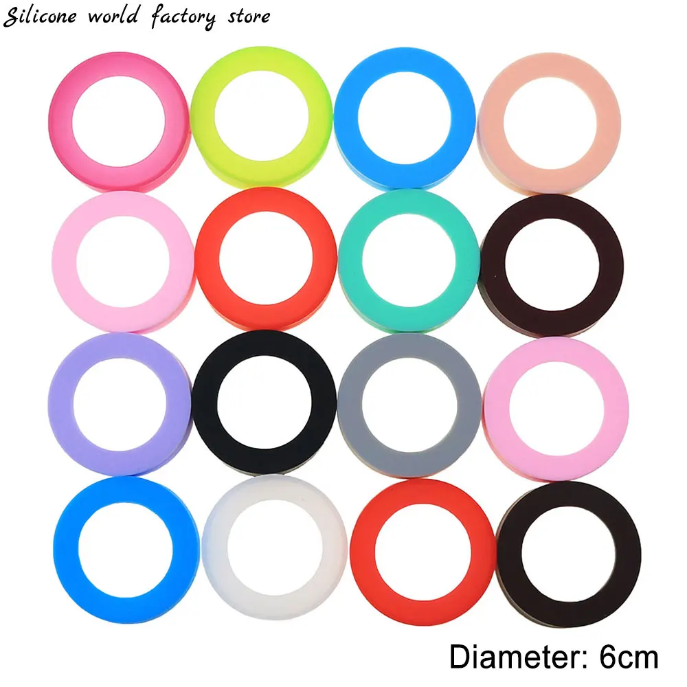 

Silicone World 60mm Silicone cup bottom cover Coaster Sleeve Water Cup Cover Sheath Cup Bottom Ring Wear-resistant Bottom Cover