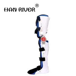 HANRIVER  Hemiplegia knee ankle foot orthoses leg knee joint with a leg ankle orthotics fixed stent fracture surgeryPoints left