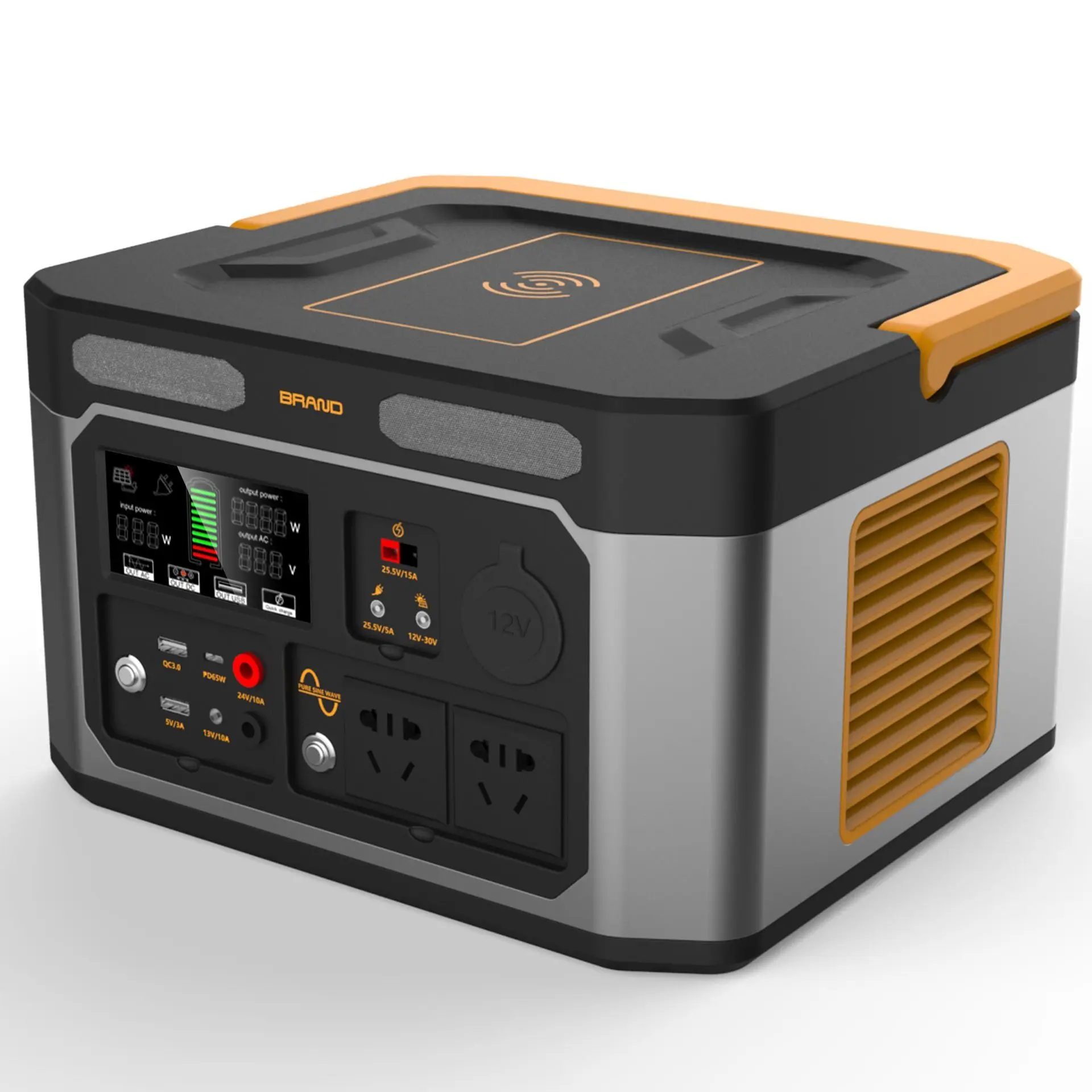 Portable Power Supply Station 500w Solar Power Generator Portable Power Station