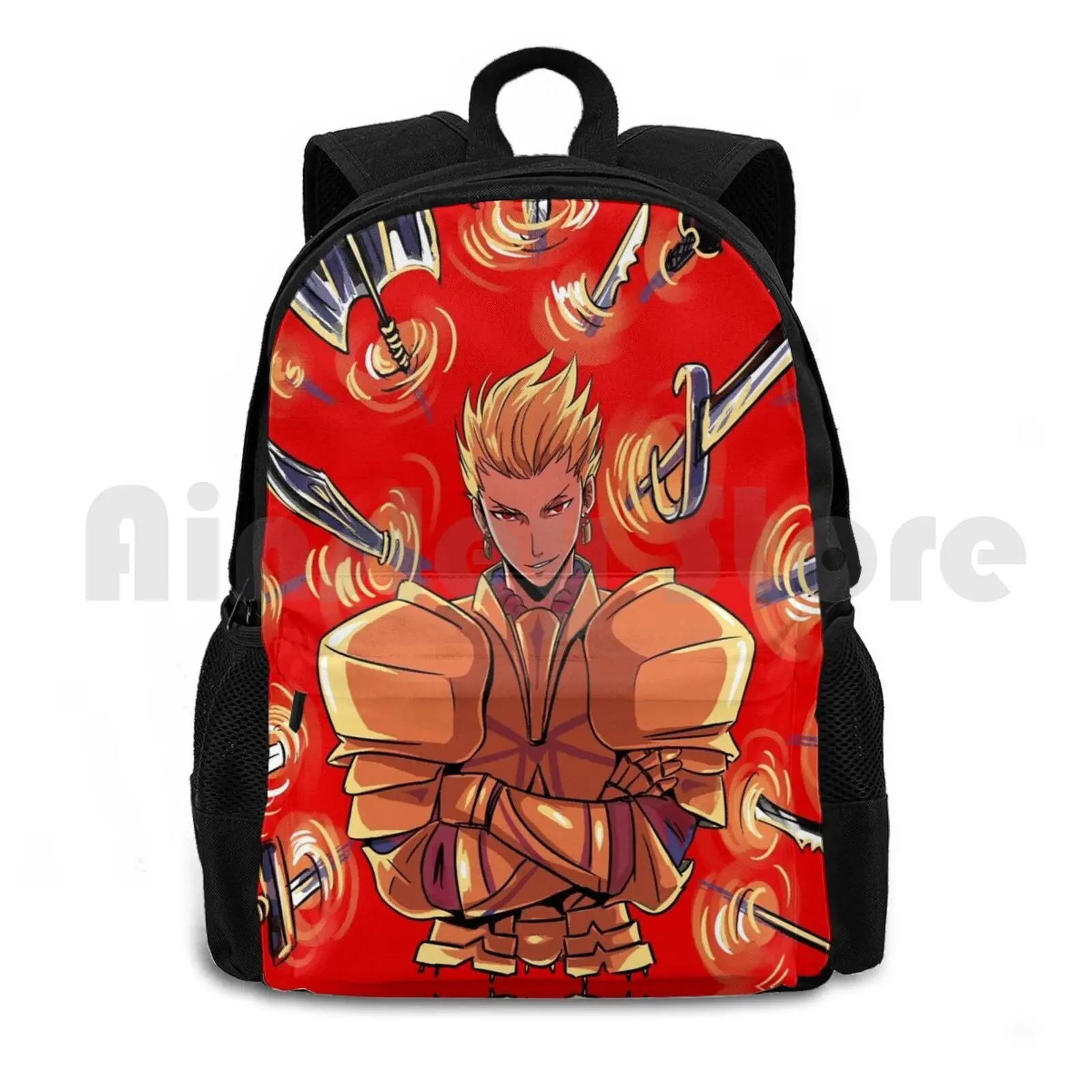 

Gilgamesh Outdoor Hiking Backpack Riding Climbing Sports Bag Gilgamesh F S N Anime Fate Stay Fate