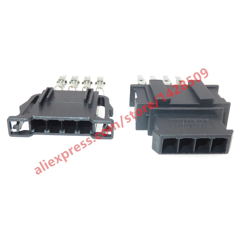 1 Set 4 Pin Automotive Turn Light Tail Lamp Audio Wire Harness Connector 4D0 972 704 Male Female Socket 1-9290597-1 191972714