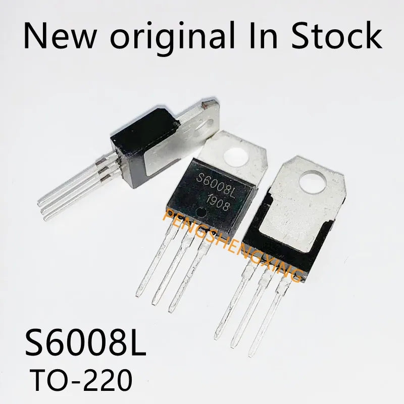 10 PÇS/LOTE S6008L one-way thyristor 600V 8A TO-220 Nova mancha original venda quente