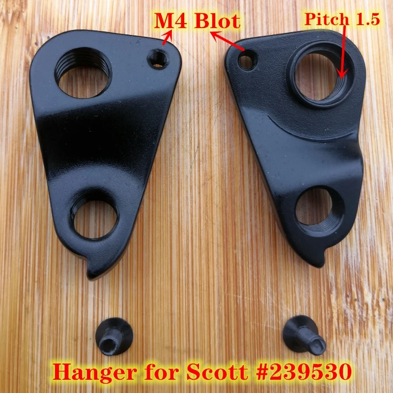 2pc Bicycle rear derailleur hanger For Scott #239530 M4 bolt Scott Foil Addict Gravel CX Solace Contessa Addict mtb MECH dropout