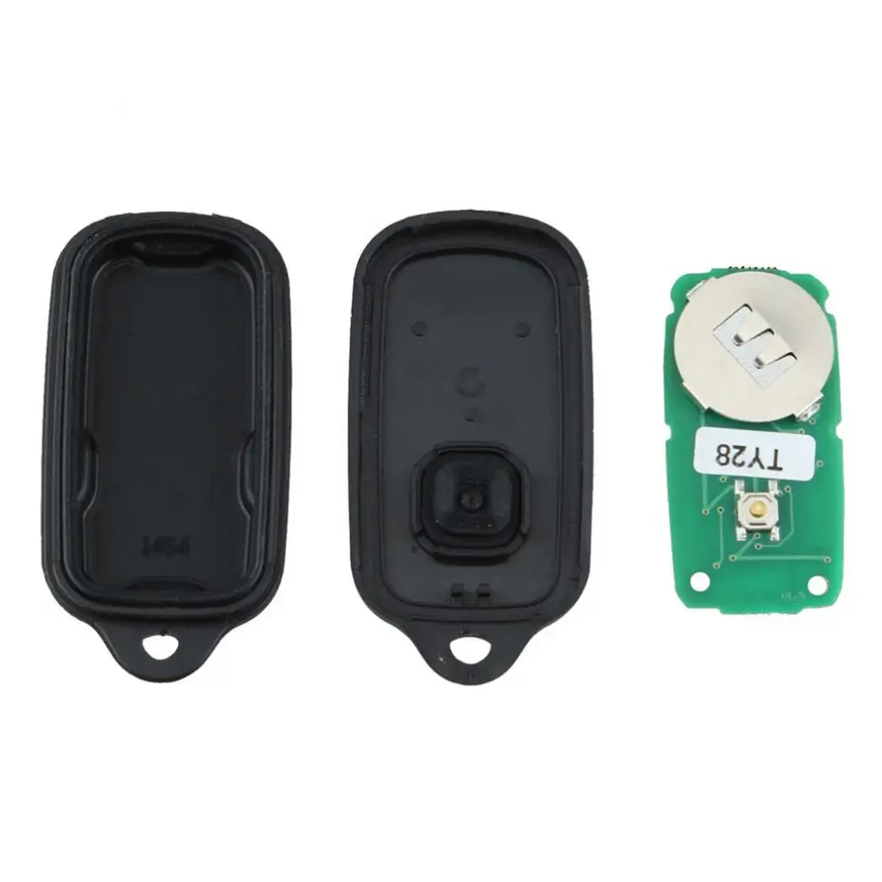 315MHz 3 Buttons Keyless Entry Car Remote Key Fob Replacement HYQ12BBX Fit for Toyota Echo Highlander RAV-4 Tundra Prius 2001