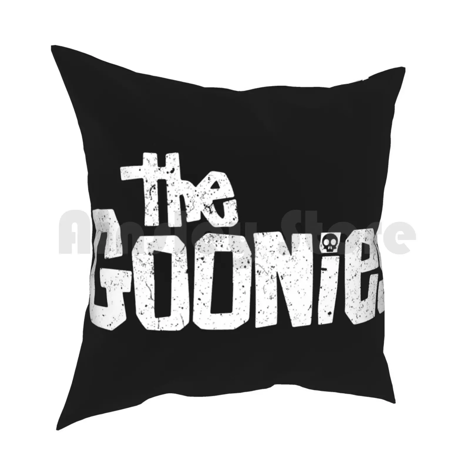 The Goonies Worn Logo Pillow Case Printed Home Soft DIY Pillow cover Sloth Treasure Map Pirate Pirates Never Say Die One