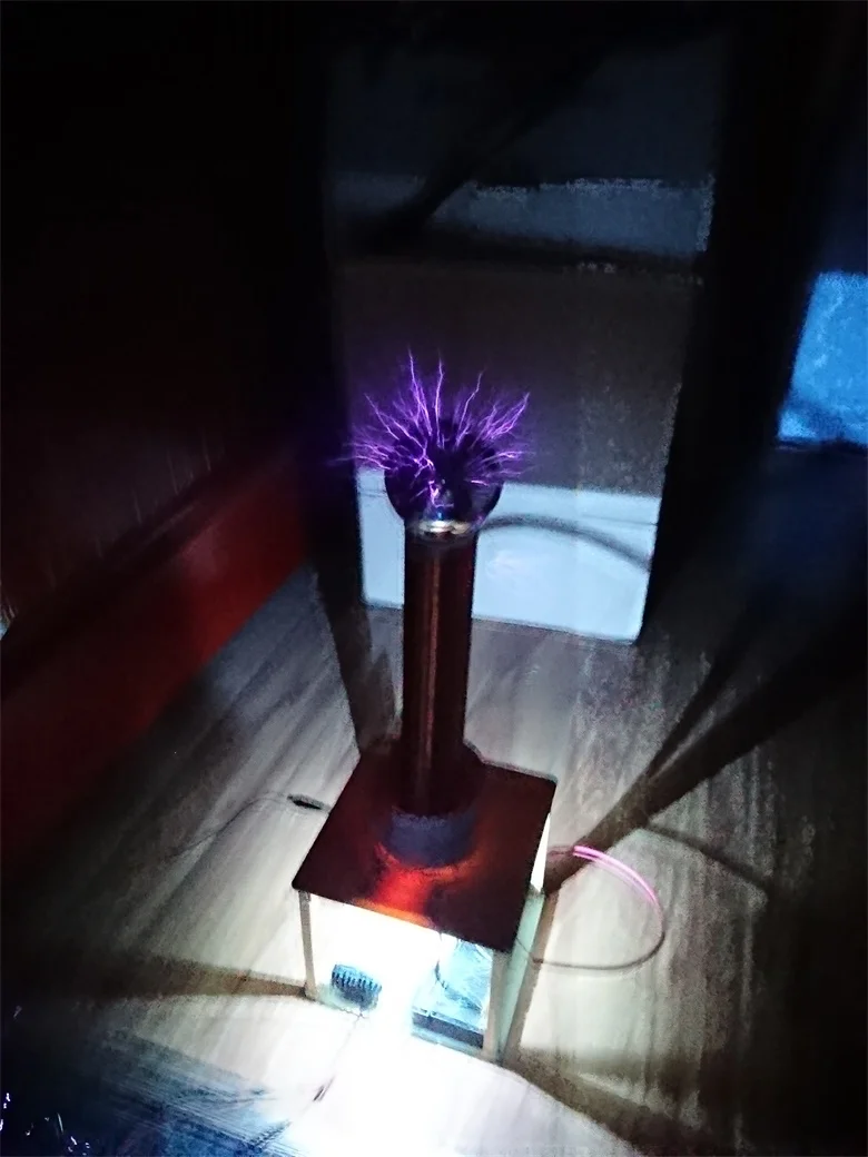 Tesla Coil Kit, DIY Technology, Wireless Transmission, Lighting, Arc Drawing, Arc Spraying