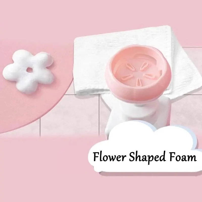 Foam Flower Hand Soap Hydrating Soap Flower Remove Germs Disinfection Bacteriostatic Antimicrobial Floral Soap Skin Care 220ml